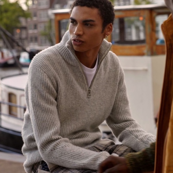Scotch & Soda Other - Scotch & Soda Wool-Blend Half-Zip Knit Pullover